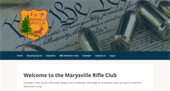 Desktop Screenshot of marysvillerifleclub.com