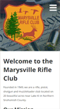 Mobile Screenshot of marysvillerifleclub.com